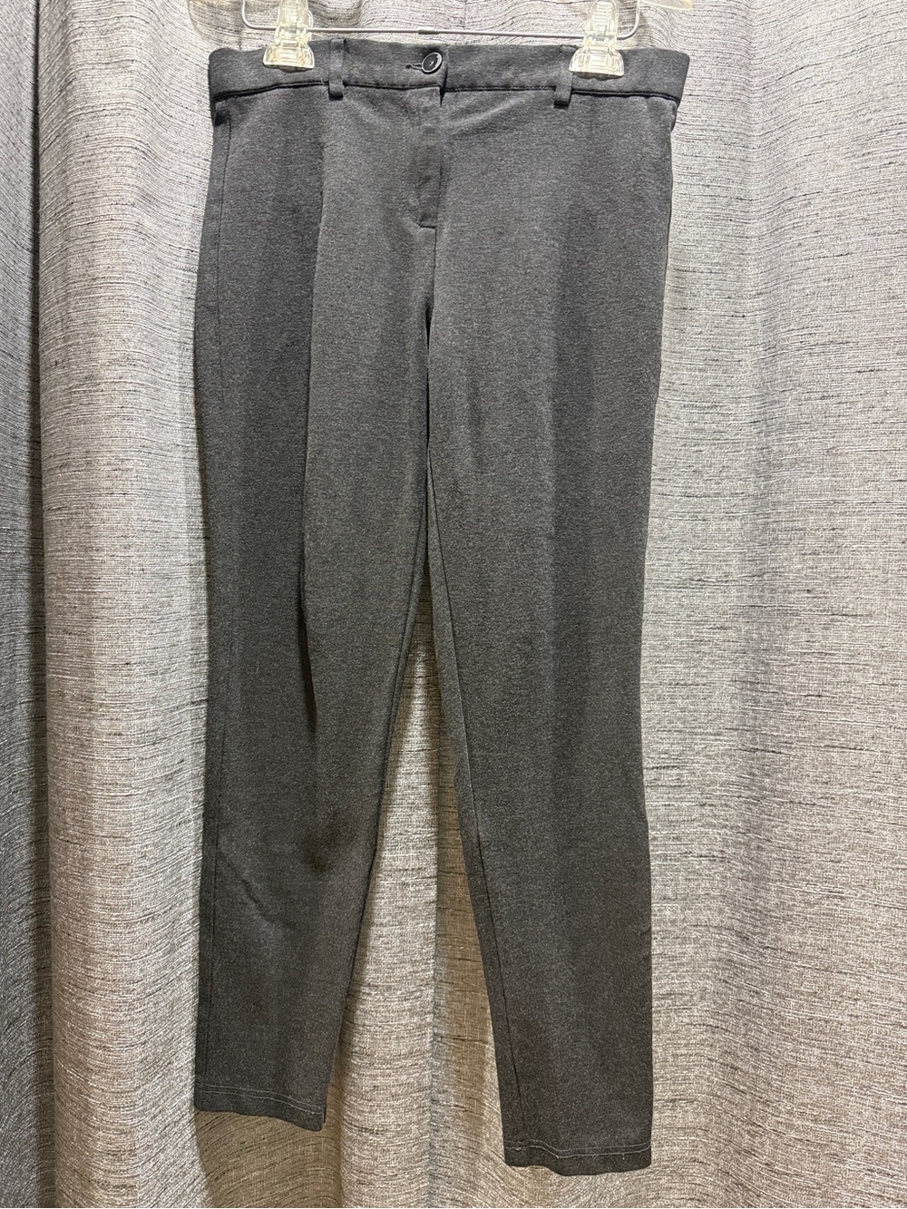 Women’s Mario Serrani Dark Gray Slim Dress Pants-size M/26” inseam